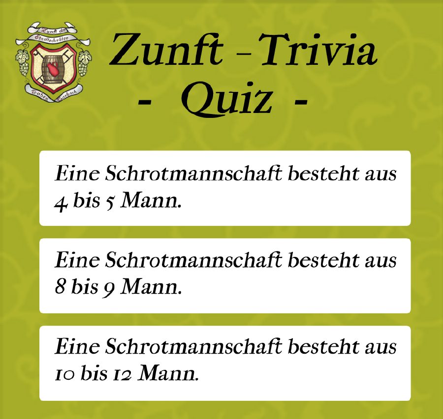 Anzahl der Personen einer Schrotmannschaft