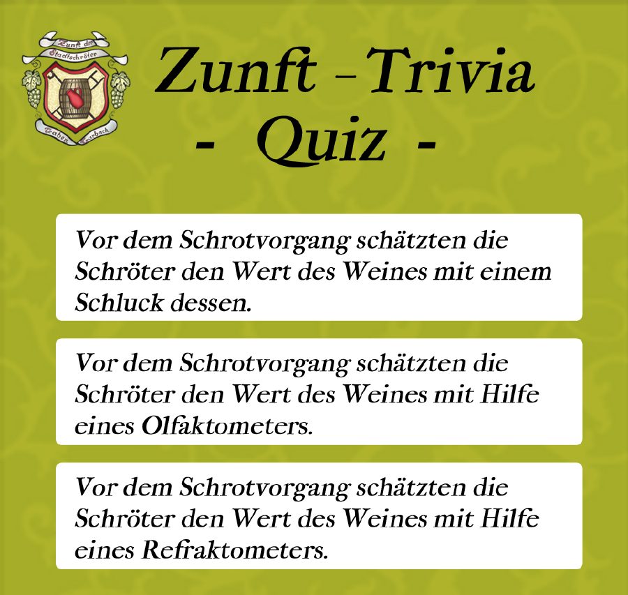 Schröter Trivia: Fassdauben